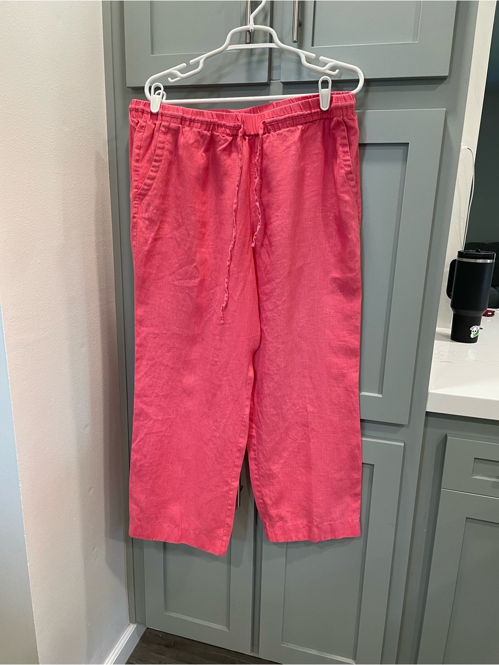 Charter Club Coral Pink Drawstring Joggers